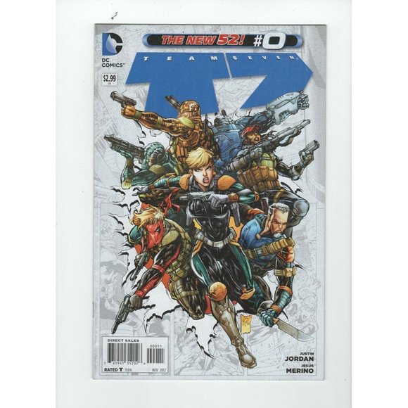 DC Comic The New 52! #0 Team Seven Comic Nov 2012 Book - Picture 1 of 8